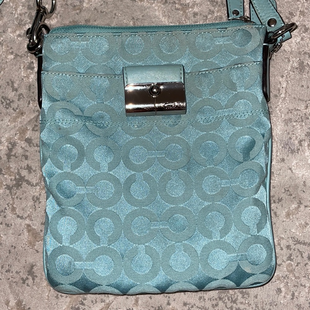 Light Blue Coach Crossbody Bag